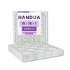 Handua 18x18x1 Air Filter MERV 13 Optimal Control, Plated Furnace AC Air Replacement Filter, 4 Pack (Actual Size: 17.75" x 17.75" x 0.75")