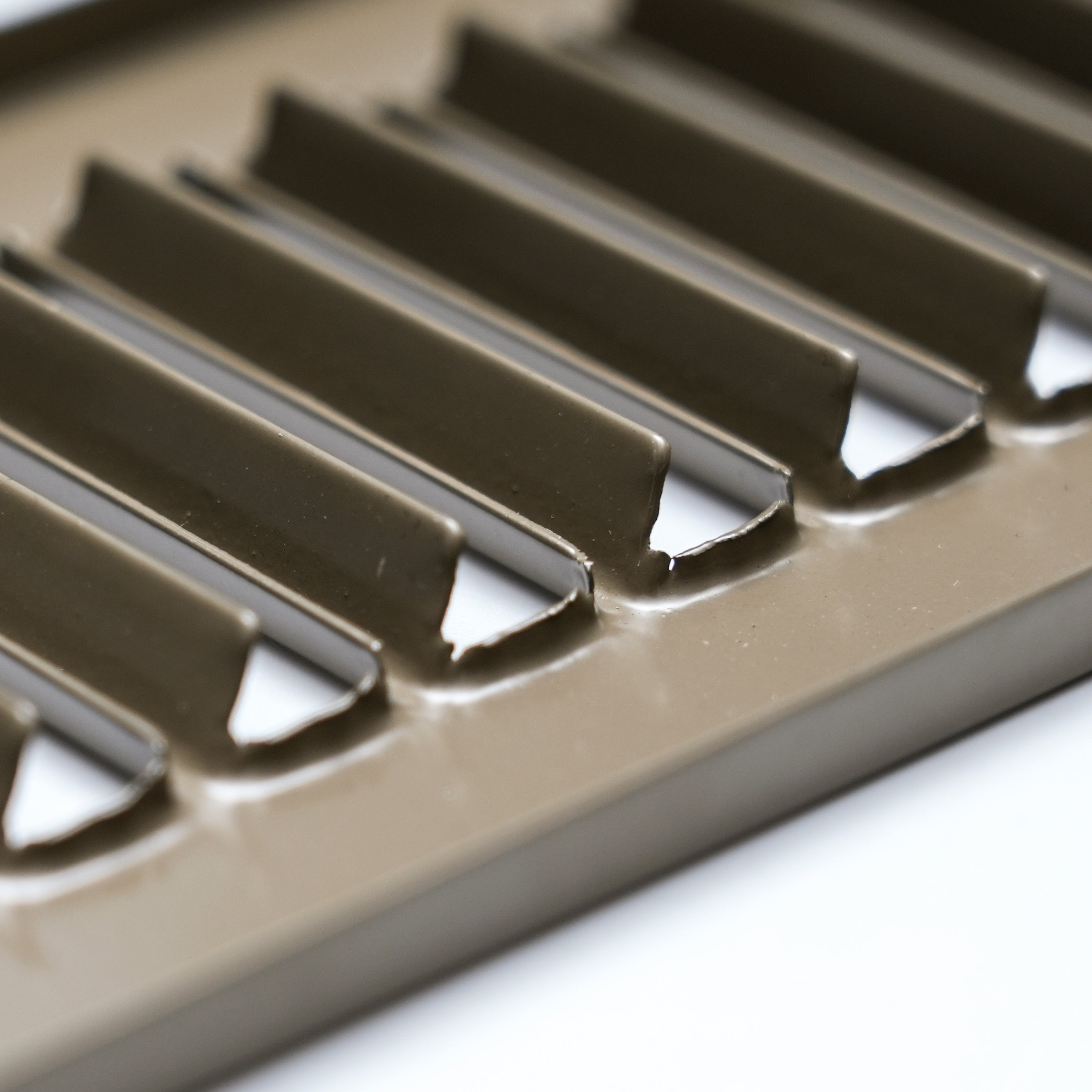 4" x 14" [Duct Opening Size] Toe Kick Register Grille | Vent Cover  | Outer Dimensions: 5.5" X 15.5" | Brown