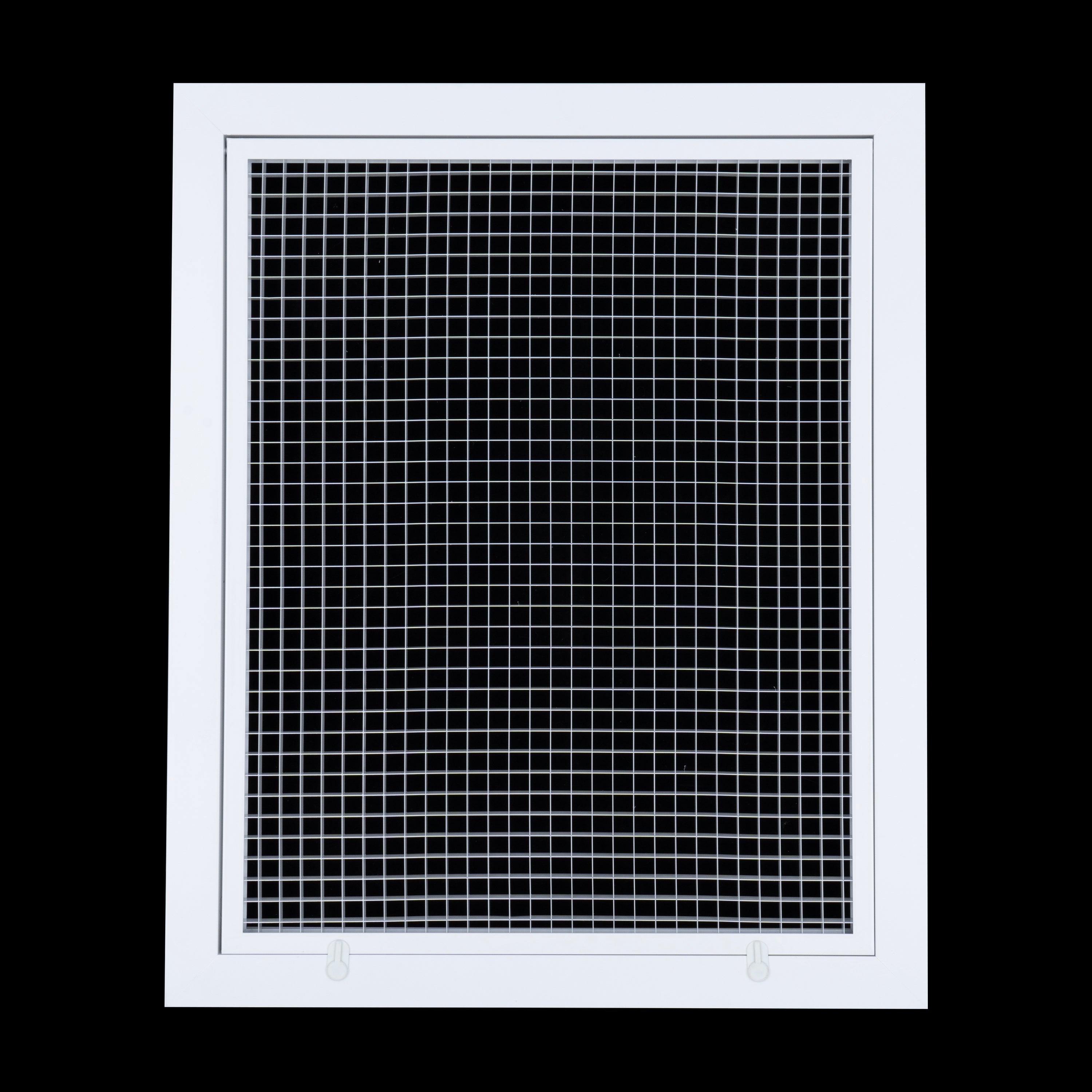 16" x 20" [Duct Opening] Aluminum Return Air Filter Grille | Rust Proof Eggcrate Vent Cover Grill for Sidewall and Ceiling, White | Outer Dimensions: 18.5" X 22.5"