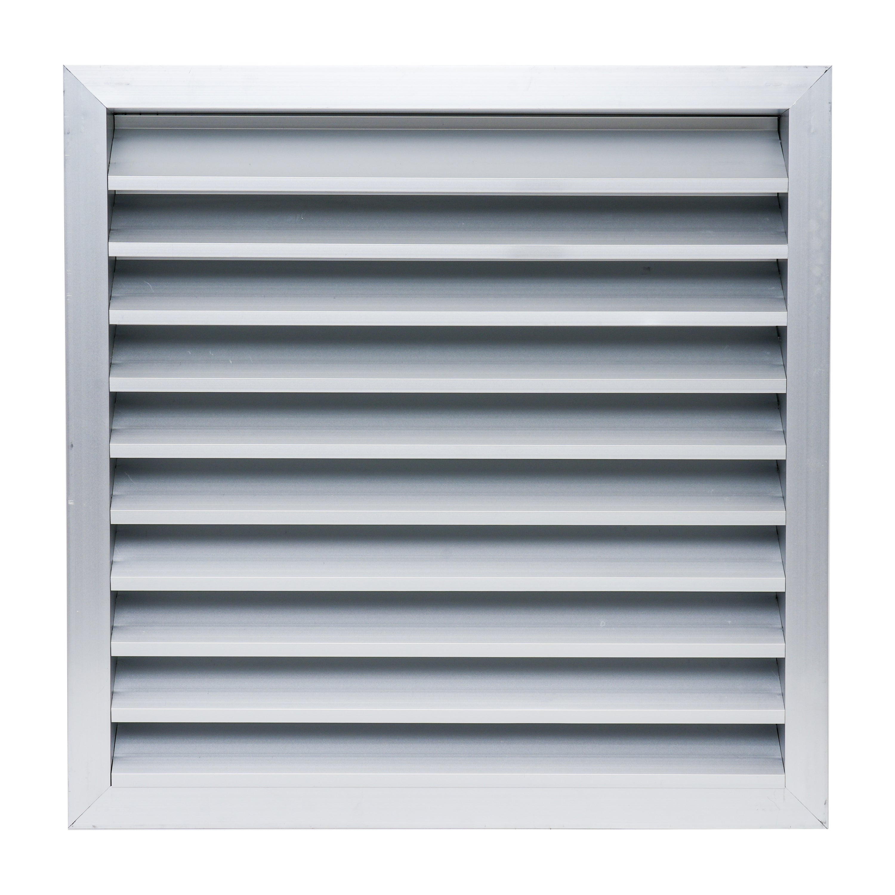 20"W x 20"H [Wall Opening] Anodized Aluminum Exterior Wall vent Gable shed for Crawlspace, Outdoor, Doors, Attic | Weatherproof, Rain&Rust Proof, Overall: 22"W X 22"H