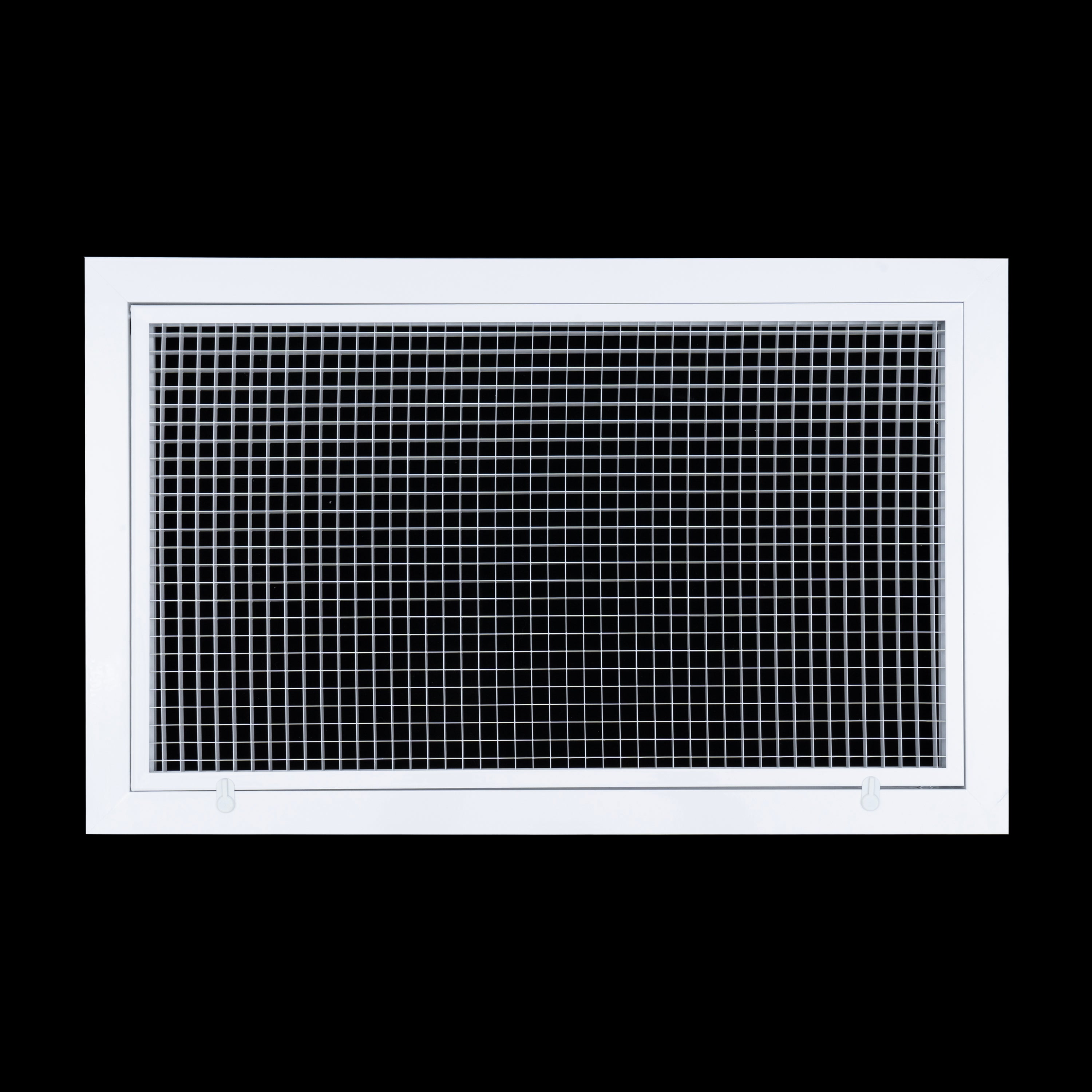 24" x 14" [Duct Opening] Aluminum Return Air Filter Grille | Rust Proof Eggcrate Vent Cover Grill for Sidewall and Ceiling, White | Outer Dimensions: 26.5" X 16.5"