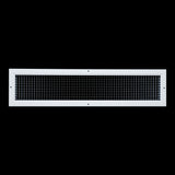 30" x 6" [Duct Opening] Aluminum Return Air Grille | Rust Proof Eggcrate Vent Cover Grill for Sidewall and Ceiling, White | Outer Dimensions: 31.75" X 7.75"