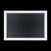 30"W x 20"H [Duct Opening] Aluminum Return Air Filter Grille | Rust Proof Eggcrate Vent Cover Grill for Sidewall and Ceiling, White | Outer Dimensions: 32 1/4"W X 22 1/4"H