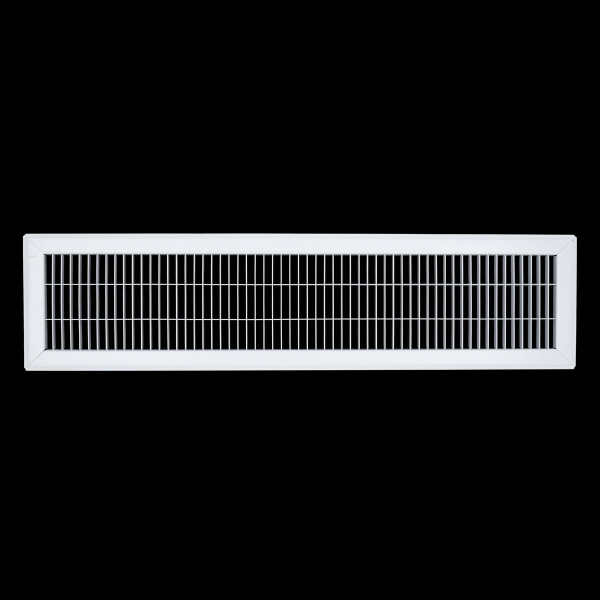 6"W x 30"H [Duct Opening] Return Air Floor Grille | Vent Cover Grill for Floor - White| Outer Dimensions: 7.75"W X 31.75"H