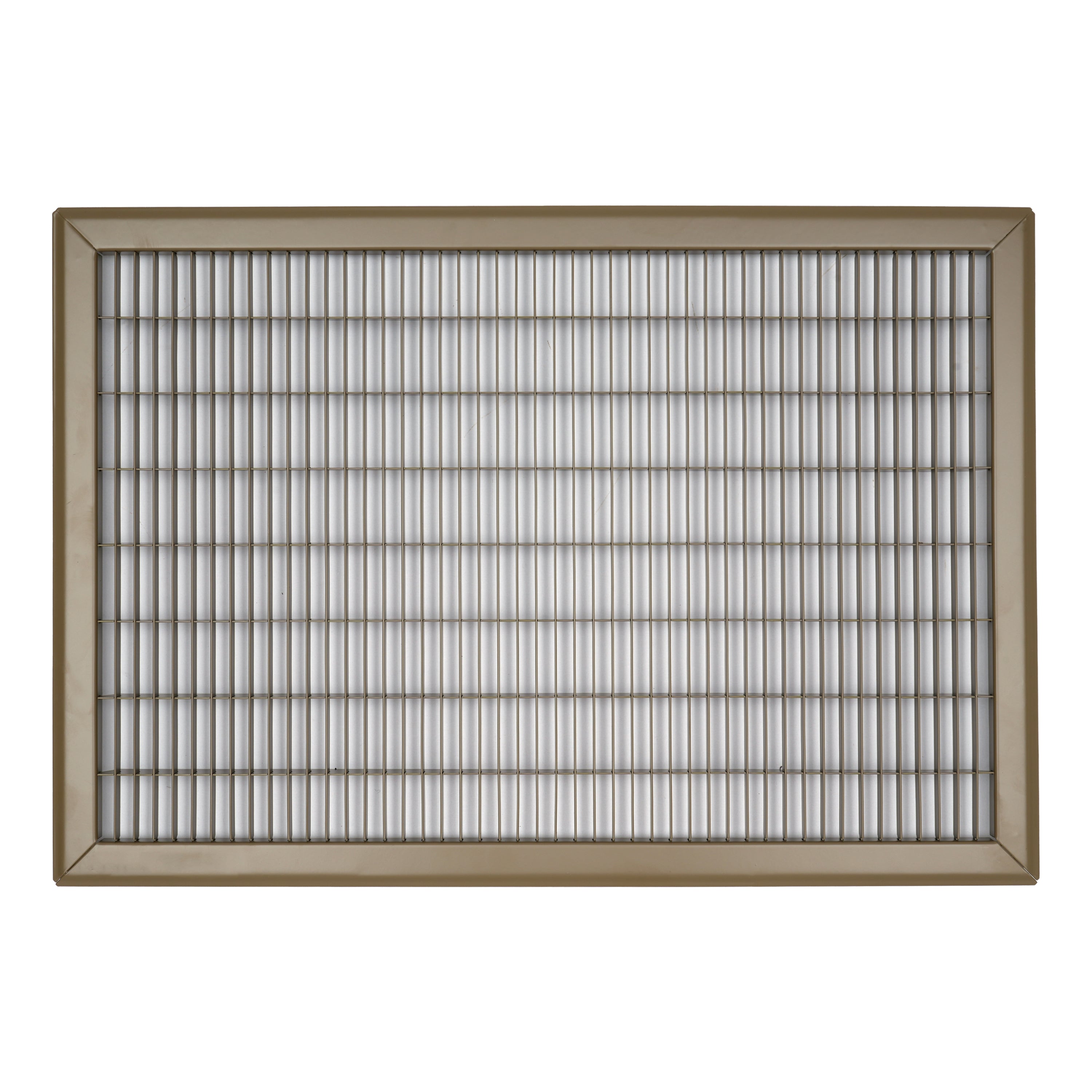 16"W x 24"H [Duct Opening] Return Air Floor Grille | Vent Cover Grill for Floor - Brown| Outer Dimensions: 17.75"W X 25.75"H