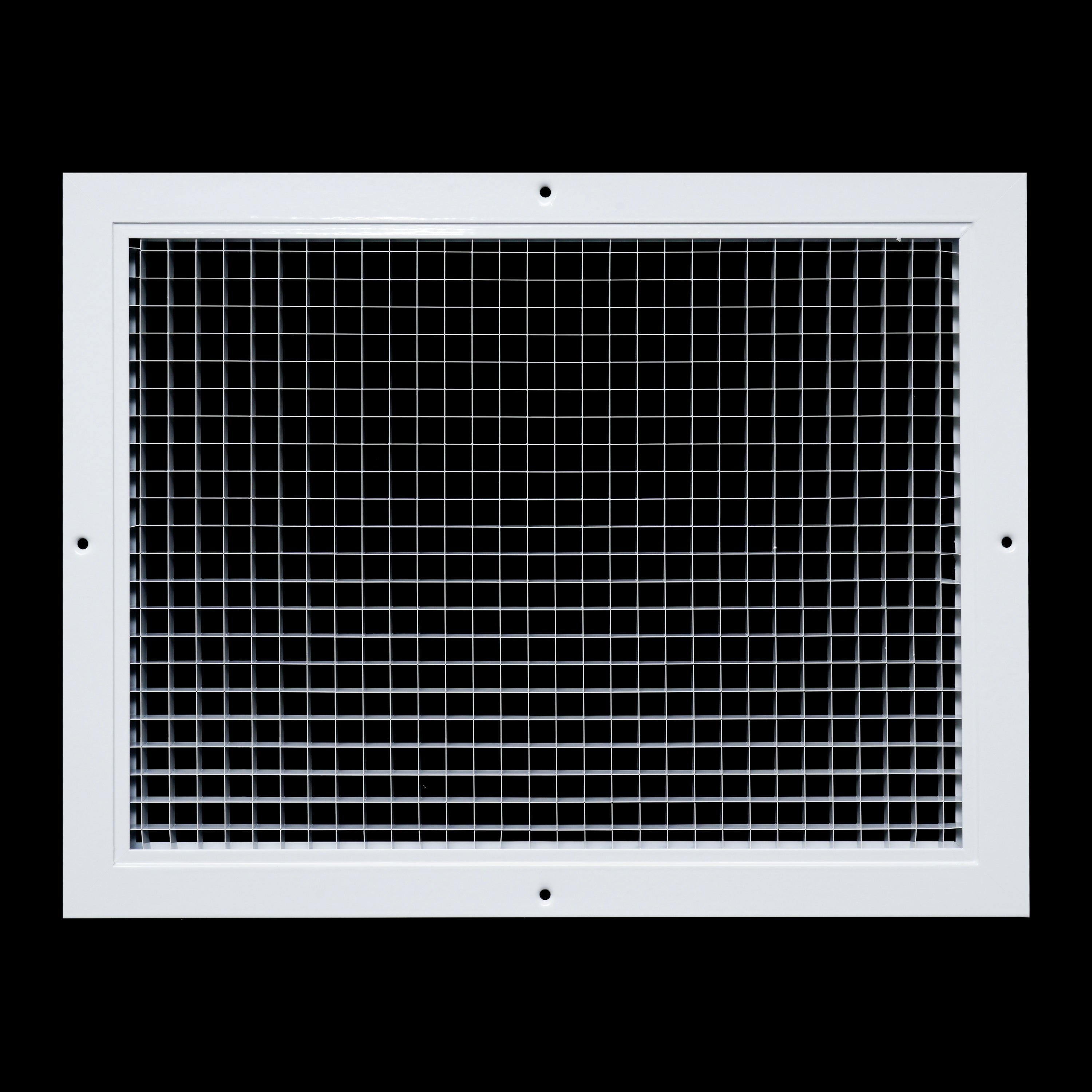 16" x 12" [Duct Opening] Aluminum Return Air Grille | Rust Proof Eggcrate Vent Cover Grill for Sidewall and Ceiling, White | Outer Dimensions: 17.75" X 13.75"