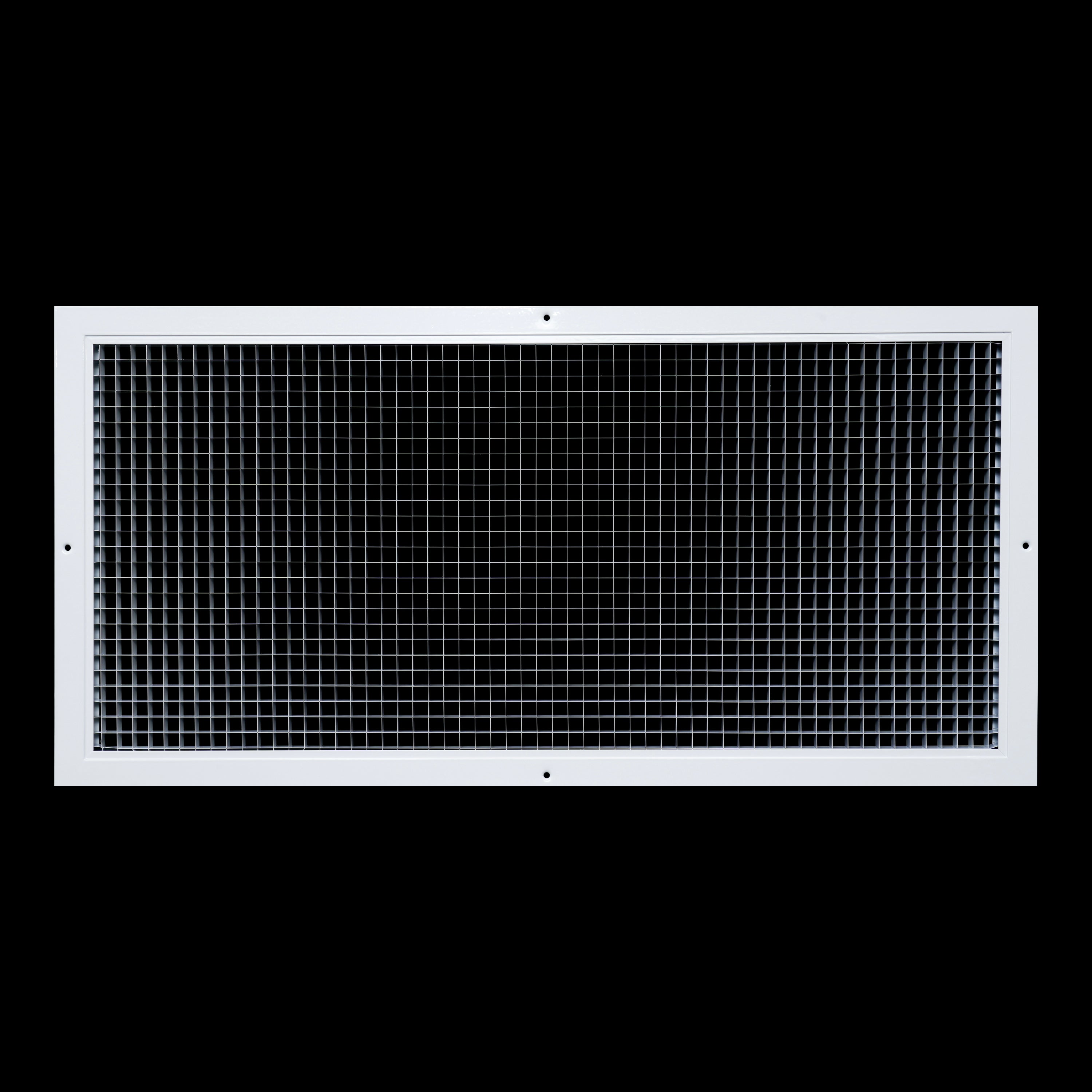 14" x 30" [Duct Opening] Aluminum Return Air Grille | Rust Proof Eggcrate Vent Cover Grill for Sidewall and Ceiling, White | Outer Dimensions: 15.75" X 31.75"