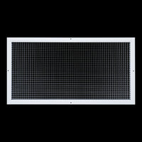 16" x 32" [Duct Opening] Aluminum Return Air Grille | Rust Proof Eggcrate Vent Cover Grill for Sidewall and Ceiling, White | Outer Dimensions: 17.75" X 33.75"