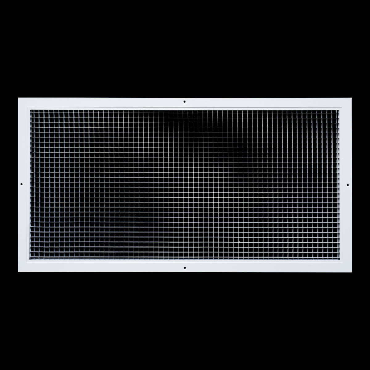16" x 32" [Duct Opening] Aluminum Return Air Grille | Rust Proof Eggcrate Vent Cover Grill for Sidewall and Ceiling, White | Outer Dimensions: 17.75" X 33.75"