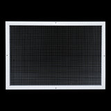 20" x 30" [Duct Opening] Aluminum Return Air Grille | Rust Proof Eggcrate Vent Cover Grill for Sidewall and Ceiling, White | Outer Dimensions: 21.75" X 31.75"