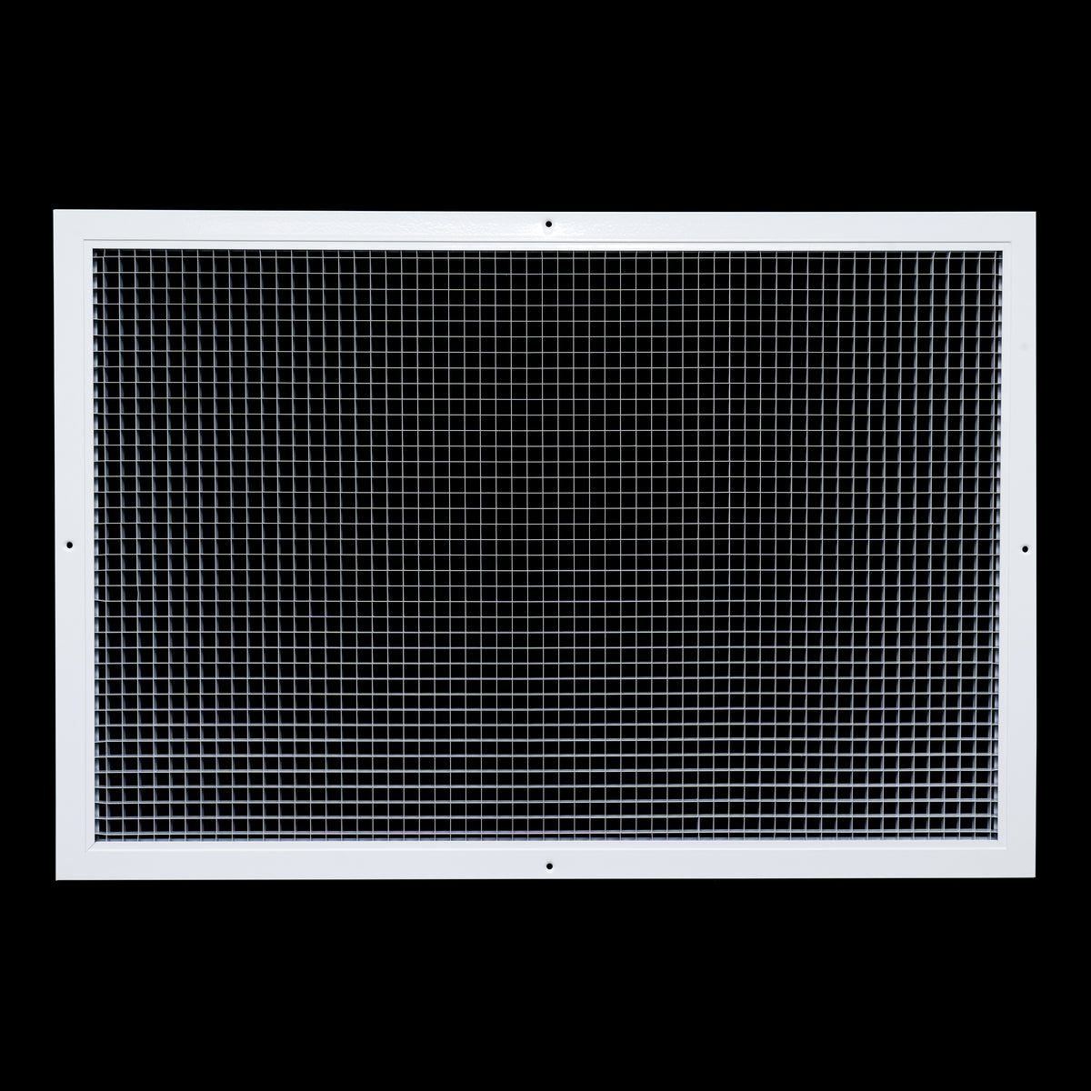 20" x 30" [Duct Opening] Aluminum Return Air Grille | Rust Proof Eggcrate Vent Cover Grill for Sidewall and Ceiling, White | Outer Dimensions: 21.75" X 31.75"