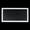 24" x 12" [Duct Opening] Aluminum Return Air Grille | Rust Proof Eggcrate Vent Cover Grill for Sidewall and Ceiling, White | Outer Dimensions: 25.75" X 13.75"