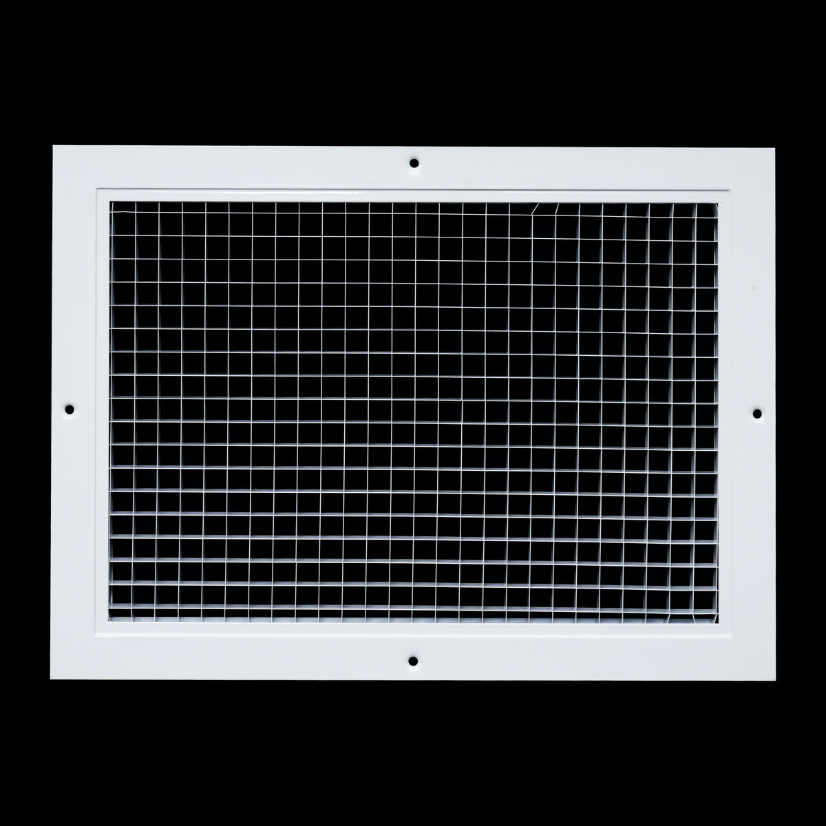 14" x 10" [Duct Opening] Aluminum Return Air Grille | Rust Proof Eggcrate Vent Cover Grill for Sidewall and Ceiling, White | Outer Dimensions: 15.75" X 11.75"