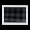 14" x 10" [Duct Opening] Aluminum Return Air Grille | Rust Proof Eggcrate Vent Cover Grill for Sidewall and Ceiling, White | Outer Dimensions: 15.75" X 11.75"