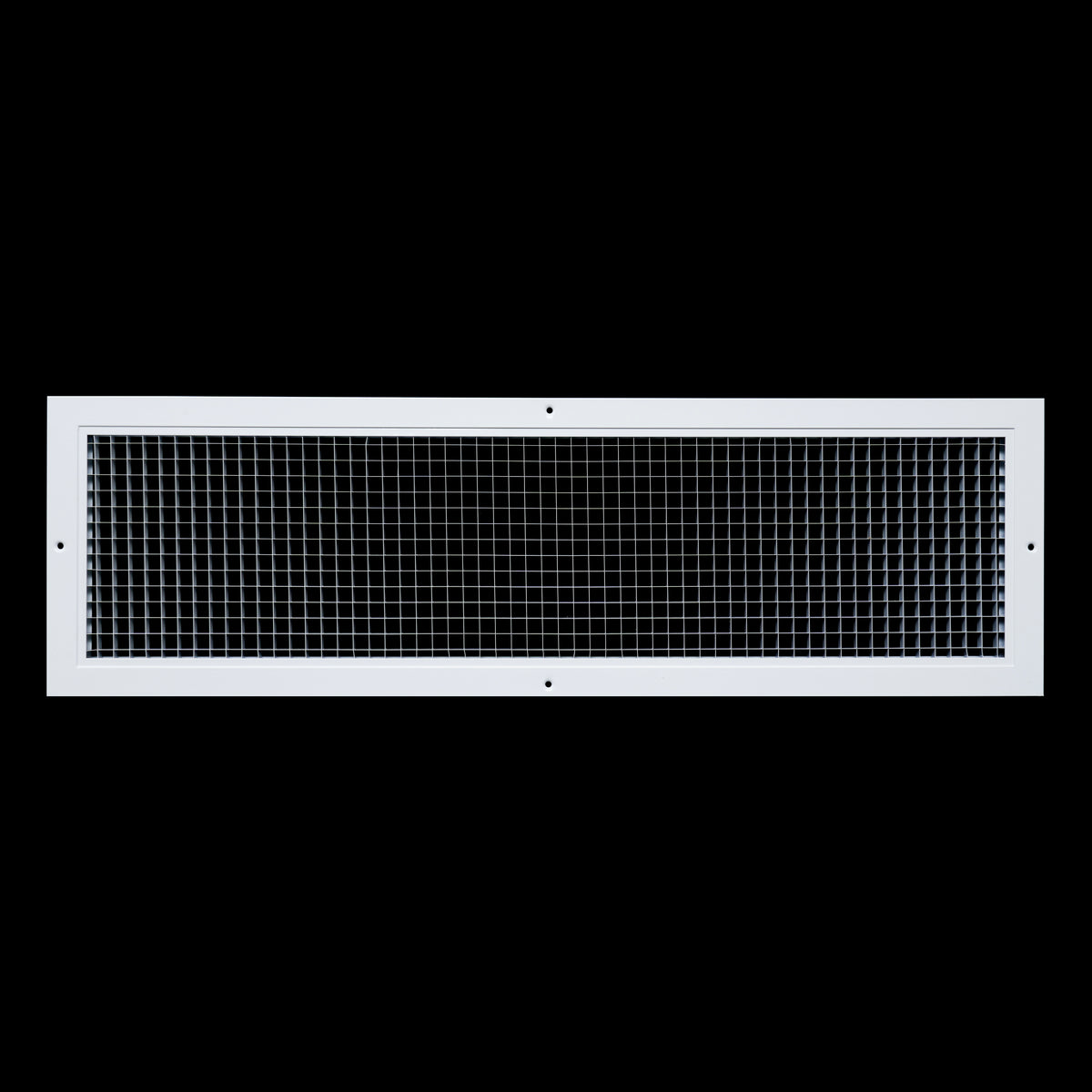 8" x 30" [Duct Opening] Aluminum Return Air Grille | Rust Proof Eggcrate Vent Cover Grill for Sidewall and Ceiling, White | Outer Dimensions: 9.75" X 31.75"