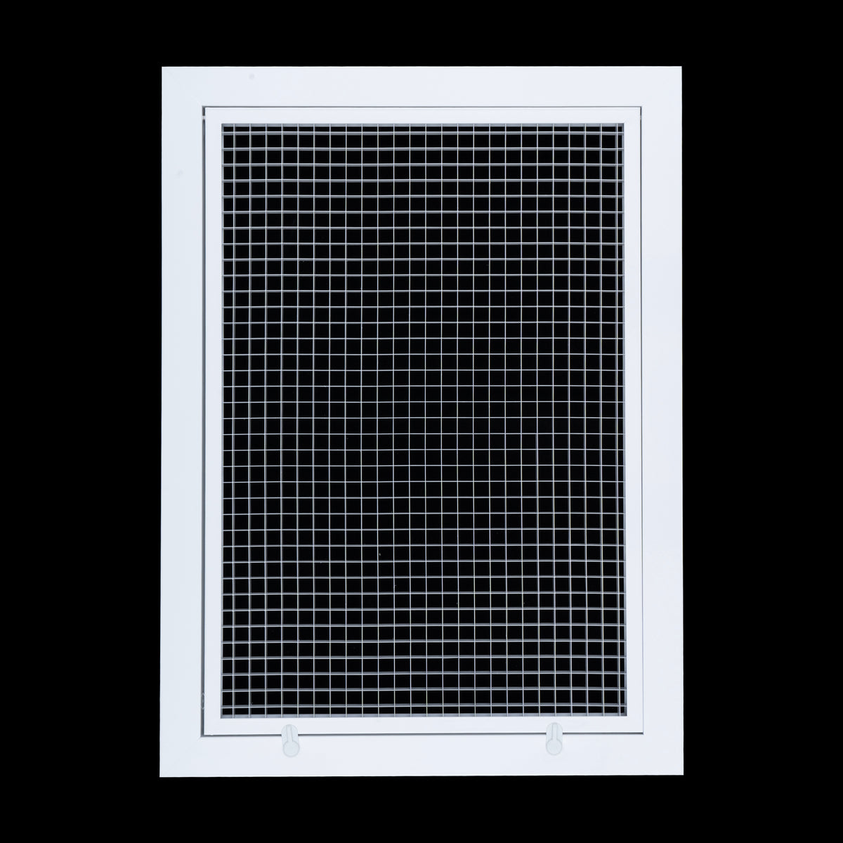 14" x 20" [Duct Opening] Aluminum Return Air Filter Grille | Rust Proof Eggcrate Vent Cover Grill for Sidewall and Ceiling, White | Outer Dimensions: 16.5" X 22.5"
