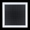 20"W x 20"H [Duct Opening] Aluminum Return Air Filter Grille | Rust Proof Eggcrate Vent Cover Grill for Sidewall and Ceiling, White | Outer Dimensions: 22 1/4"W X 22 1/4"H