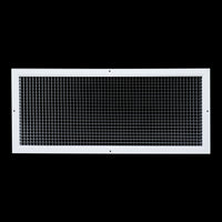 30" x 12" [Duct Opening] Aluminum Return Air Grille | Rust Proof Eggcrate Vent Cover Grill for Sidewall and Ceiling, White | Outer Dimensions: 31.75" X 13.75"