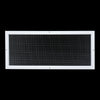 30" x 12" [Duct Opening] Aluminum Return Air Grille | Rust Proof Eggcrate Vent Cover Grill for Sidewall and Ceiling, White | Outer Dimensions: 31.75" X 13.75"