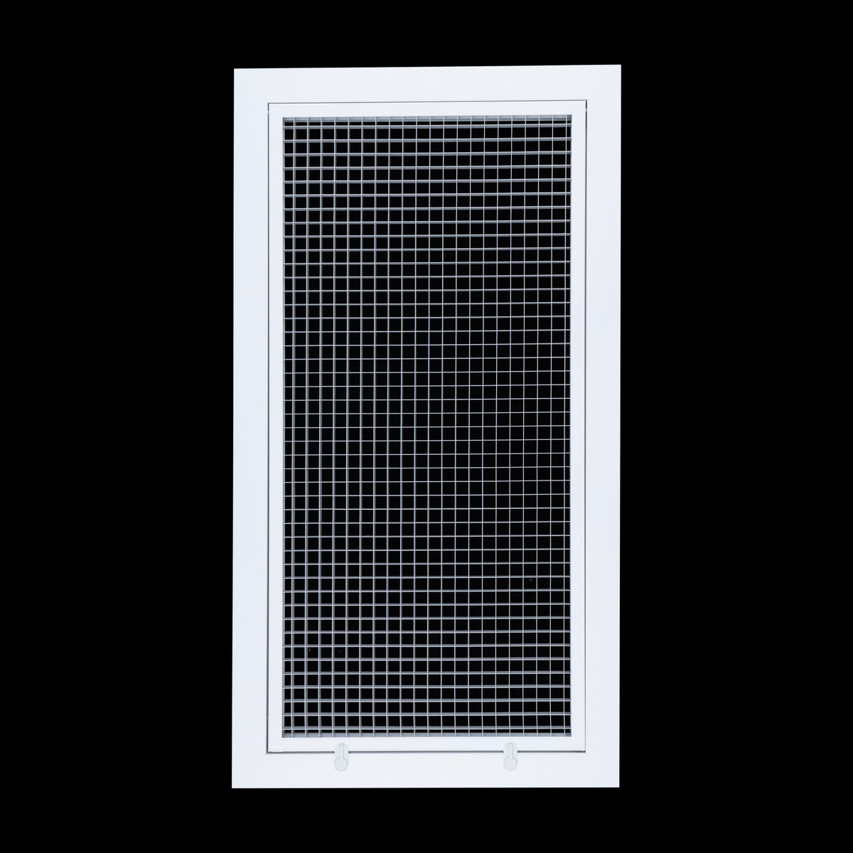 12" x 24" [Duct Opening] Aluminum Return Air Filter Grille | Rust Proof Eggcrate Vent Cover Grill for Sidewall and Ceiling, White | Outer Dimensions: 14.5" X 26.5"
