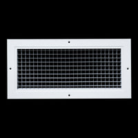 6" x 14" [Duct Opening] Aluminum Return Air Grille | Rust Proof Eggcrate Vent Cover Grill for Sidewall and Ceiling, White | Outer Dimensions: 7.75" X 15.75"