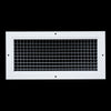 6" x 14" [Duct Opening] Aluminum Return Air Grille | Rust Proof Eggcrate Vent Cover Grill for Sidewall and Ceiling, White | Outer Dimensions: 7.75" X 15.75"