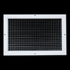 16" x 10" [Duct Opening] Aluminum Return Air Grille | Rust Proof Eggcrate Vent Cover Grill for Sidewall and Ceiling, White | Outer Dimensions: 17.75" X 11.75"