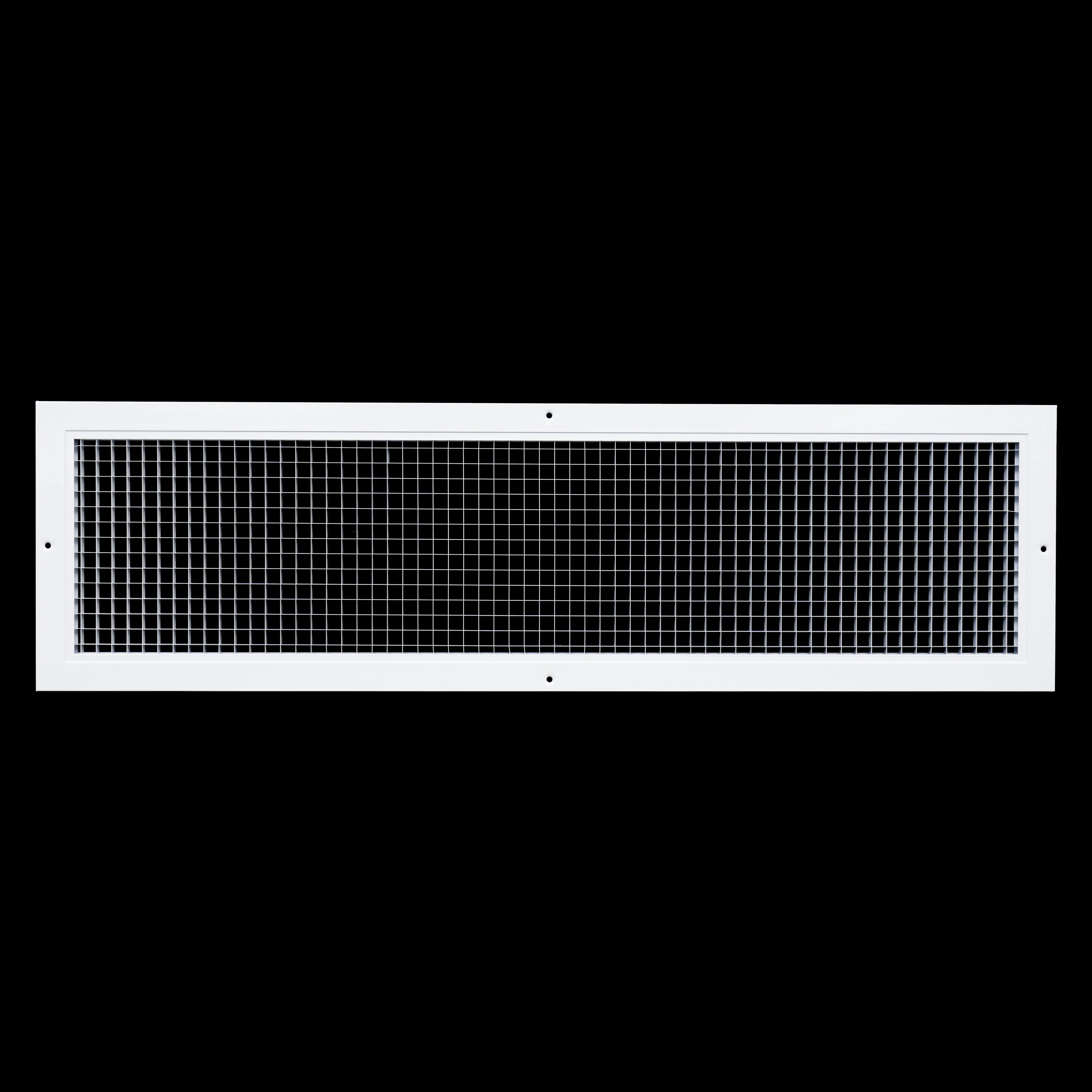 8" x 32" [Duct Opening] Aluminum Return Air Grille | Rust Proof Eggcrate Vent Cover Grill for Sidewall and Ceiling, White | Outer Dimensions: 9.75" X 33.75"