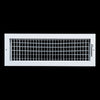 airgrilles 20x6 steel adjustable air supply grille register vent cover grill for sidewall and ceiling White  Outer Dimensions: 21.75"W X 7.75"H for 20x6 Duct Opening