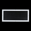 24" x 10" [Duct Opening] Aluminum Return Air Grille | Rust Proof Eggcrate Vent Cover Grill for Sidewall and Ceiling, White | Outer Dimensions: 25.75" X 11.75"