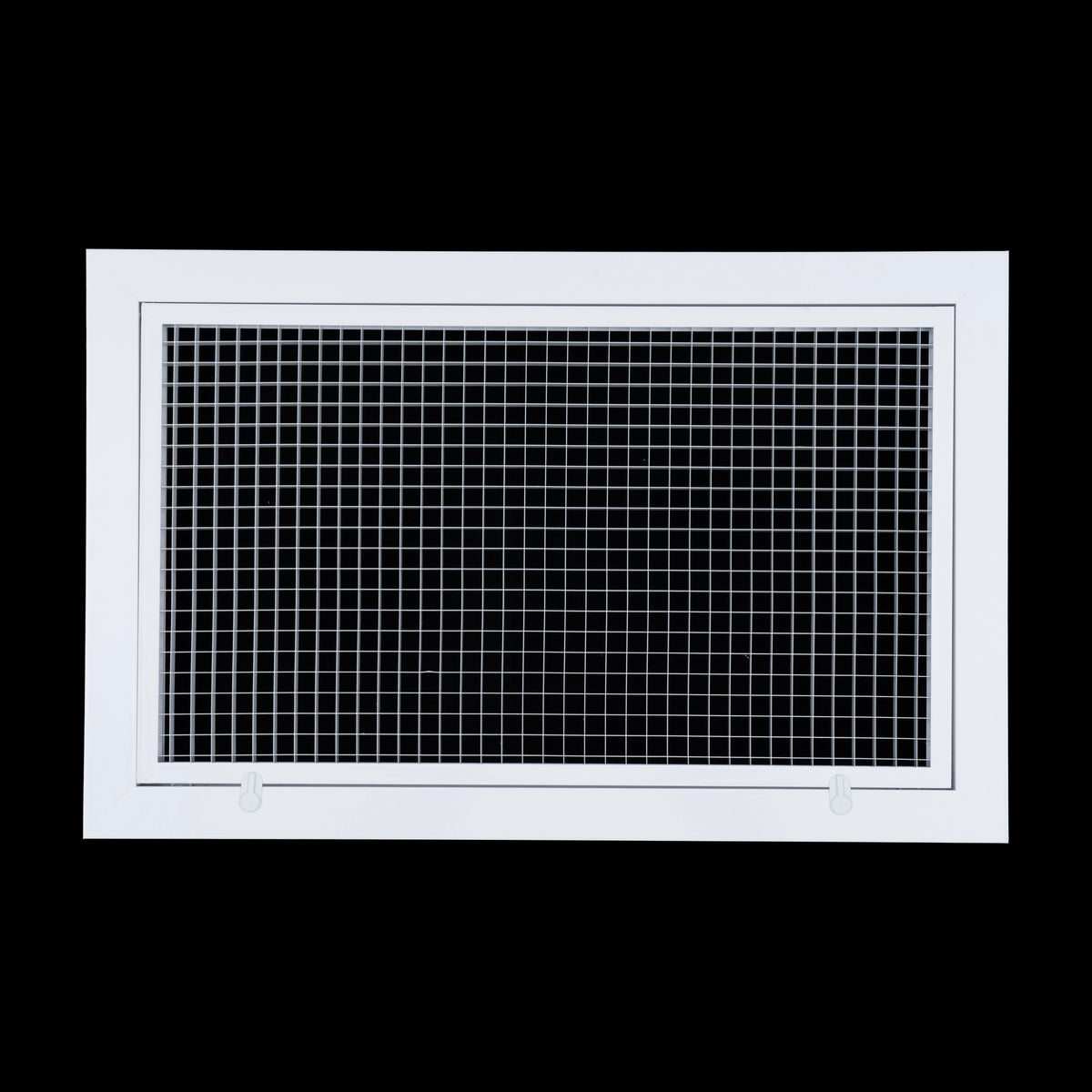 20" x 12" [Duct Opening] Aluminum Return Air Filter Grille | Rust Proof Eggcrate Vent Cover Grill for Sidewall and Ceiling, White | Outer Dimensions: 22.5" X 14.5"
