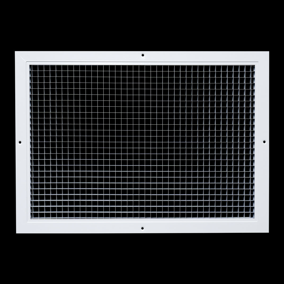 14" x 20" [Duct Opening] Aluminum Return Air Grille | Rust Proof Eggcrate Vent Cover Grill for Sidewall and Ceiling, White | Outer Dimensions: 15.75" X 21.75"
