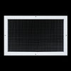 12" x 20" [Duct Opening] Aluminum Return Air Grille | Rust Proof Eggcrate Vent Cover Grill for Sidewall and Ceiling, White | Outer Dimensions: 13.75" X 21.75"