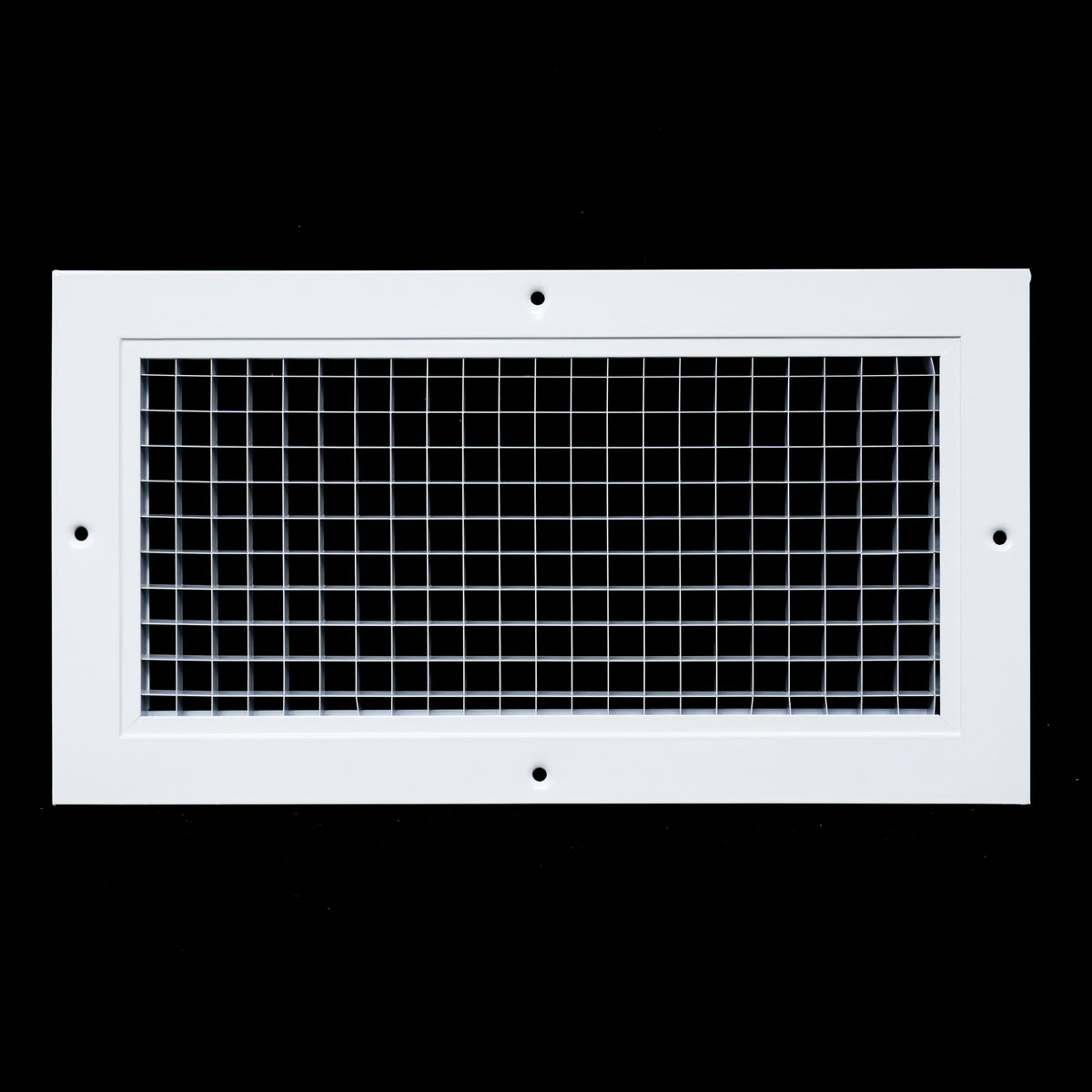 6" x 12" [Duct Opening] Aluminum Return Air Grille | Rust Proof Eggcrate Vent Cover Grill for Sidewall and Ceiling, White | Outer Dimensions: 7.75" X 13.75"