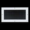 6" x 12" [Duct Opening] Aluminum Return Air Grille | Rust Proof Eggcrate Vent Cover Grill for Sidewall and Ceiling, White | Outer Dimensions: 7.75" X 13.75"