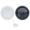 Handua 8" [Neck Size] Steel Round Air Supply Diffuser 8" Steel Damper included for Ceiling - Outer Dimension: 11-15/16"