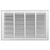 airgrilles 20" x 12" duct opening   steel return air filter grille for sidewall and ceiling hnd-rafg1-wh-20x12 752505979632 - 1