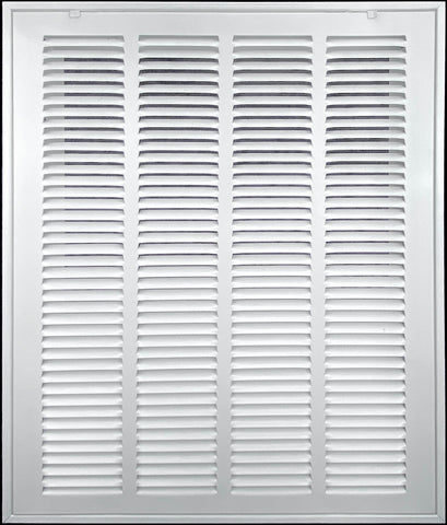 airgrilles 20" x 30" duct opening   steel return air filter grille for sidewall and ceiling hnd-rafg1-wh-20x30 752505975221 - 1