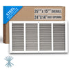 airgrilles 24" x 14" duct opening   steel return air grille for sidewall and ceiling hnd-flt-1rag-wh-24x14 752505984223 - 1