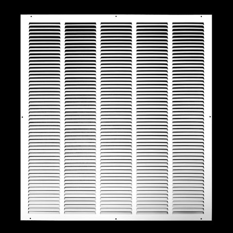 airgrilles 25" x 28" duct opening   steel return air grille for sidewall and ceiling hnd-flt-1rag-wh-25x28 038775628501 - 1