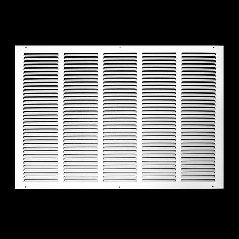26" X 18" Duct Opening | Steel Return Air Grille for Sidewall and Ceiling | Outer Dimensions: 27.75"W X 19.75"H