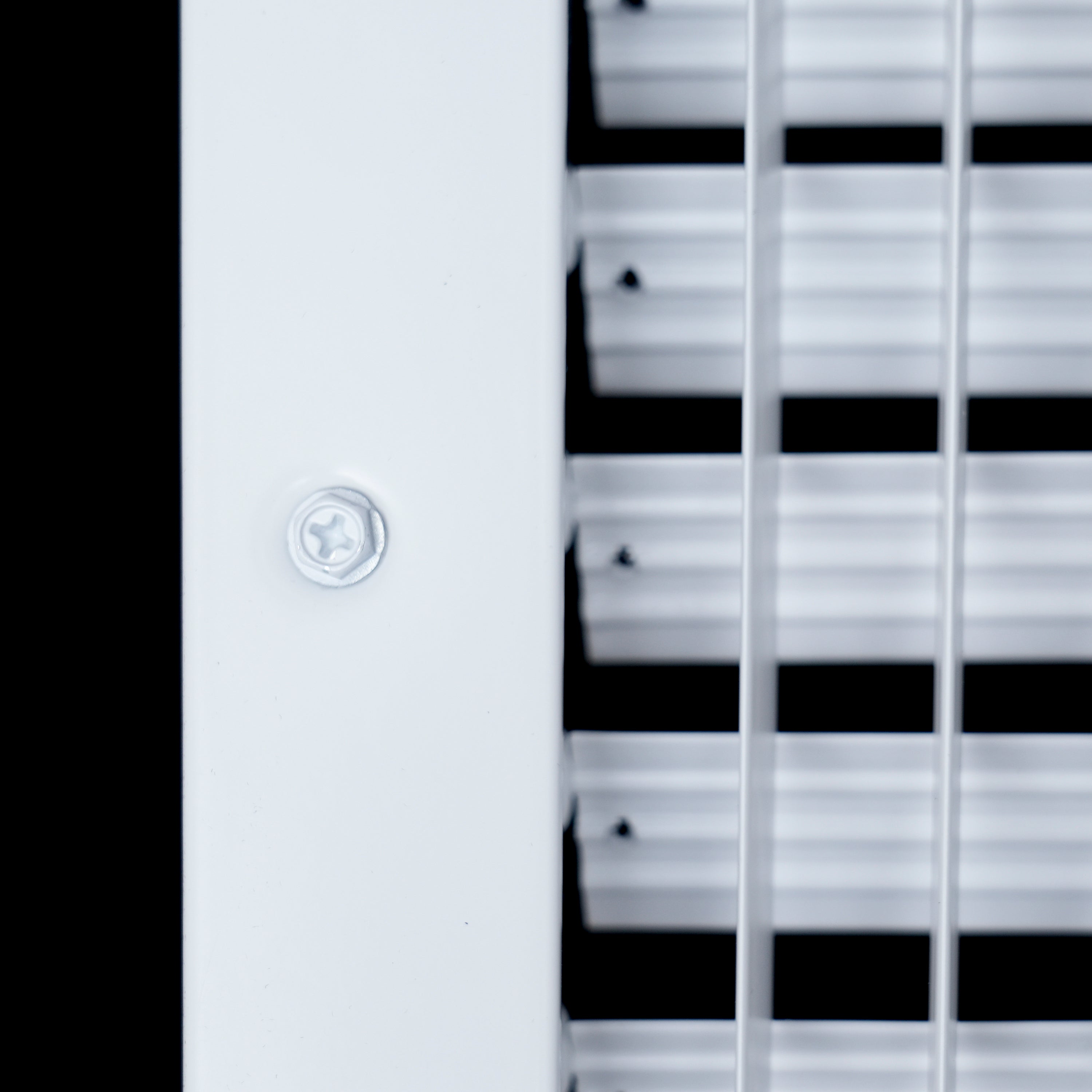 16"W x 4"H  Steel Adjustable Air Supply Grille | Register Vent Cover Grill for Sidewall and Ceiling | White | Outer Dimensions: 17.75"W X 5.75"H for 16x4 Duct Opening