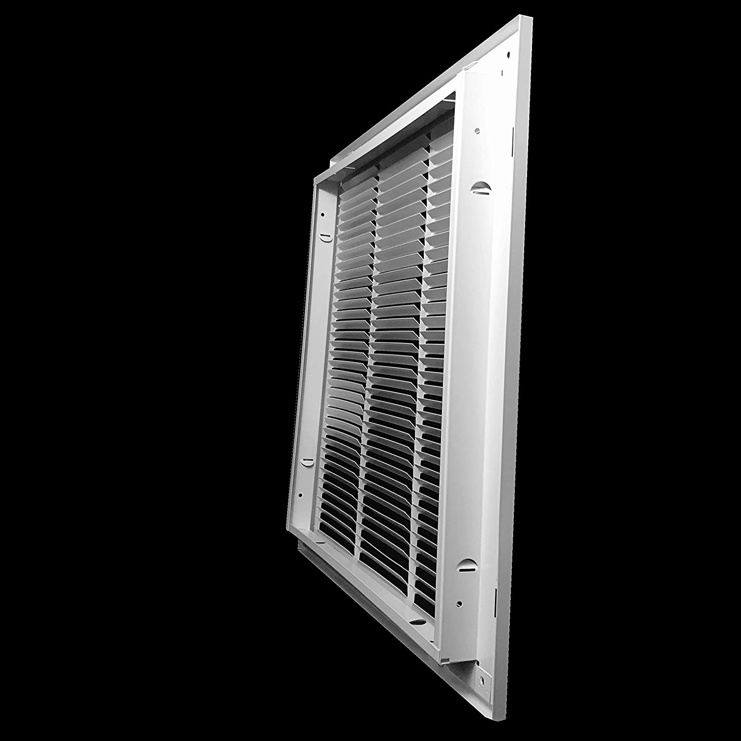 24" X 24" Duct Opening | Filter Included HD Steel Return Air Filter Grille for Sidewall and Ceiling