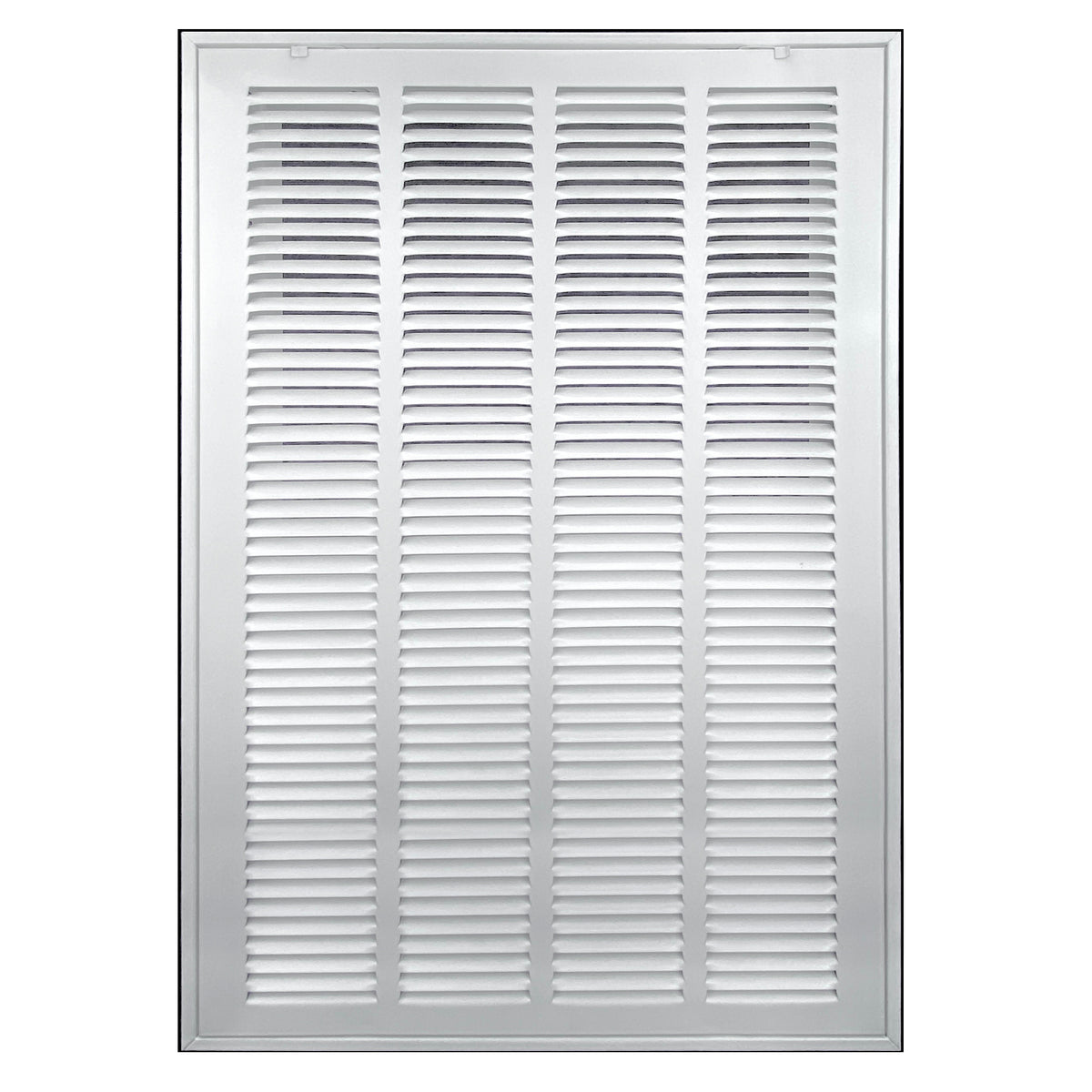 airgrilles 20" x 25" duct opening   hd steel return air filter grille for sidewall and ceiling 7hnd-rfg1-wh-20x25 038775638371 - 1