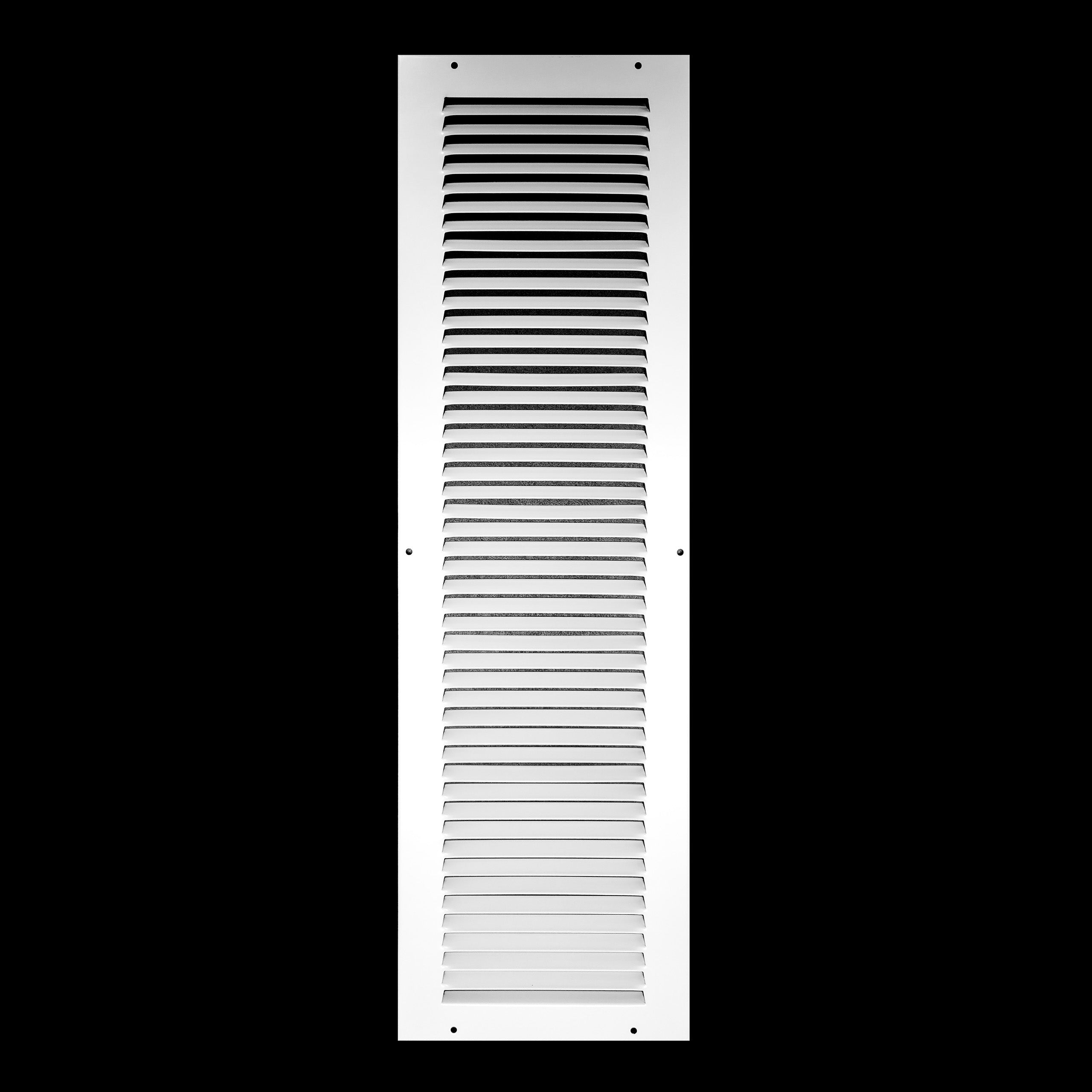 airgrilles 6" x 30" duct opening steel return air grille for sidewall and ceiling hnd-flt-1rag-wh-6x30 756014647945 1