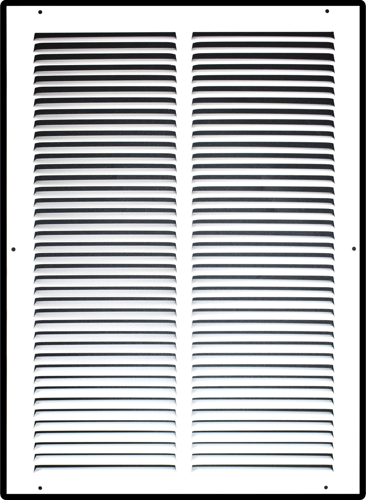 airgrilles 14" x 20" duct opening  -  hd steel return air grille for sidewall and ceiling 7hnd-flt-rg-wh-14x20 038775640701 - 1
