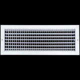 24x8 Steel Adjustable Air Vent Cover | Supply Register for Wall & Ceiling | White | Outer Dimension: 25-3/4"W X 9-3/4"H