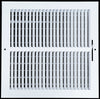 airgrilles 12 x 12 duct opening  -  1 way steel air supply diffuser for sidewall and ceiling hnd-asg-wh-1way-12x12 764613097863 - 1