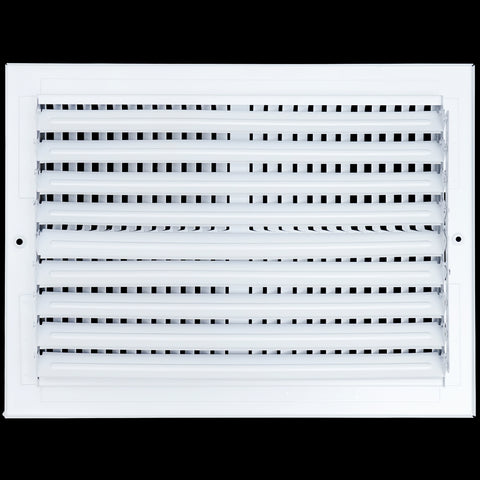 14 X 10 Duct Opening | 2 WAY Steel Air Supply Diffuser for Sidewall and Ceiling
