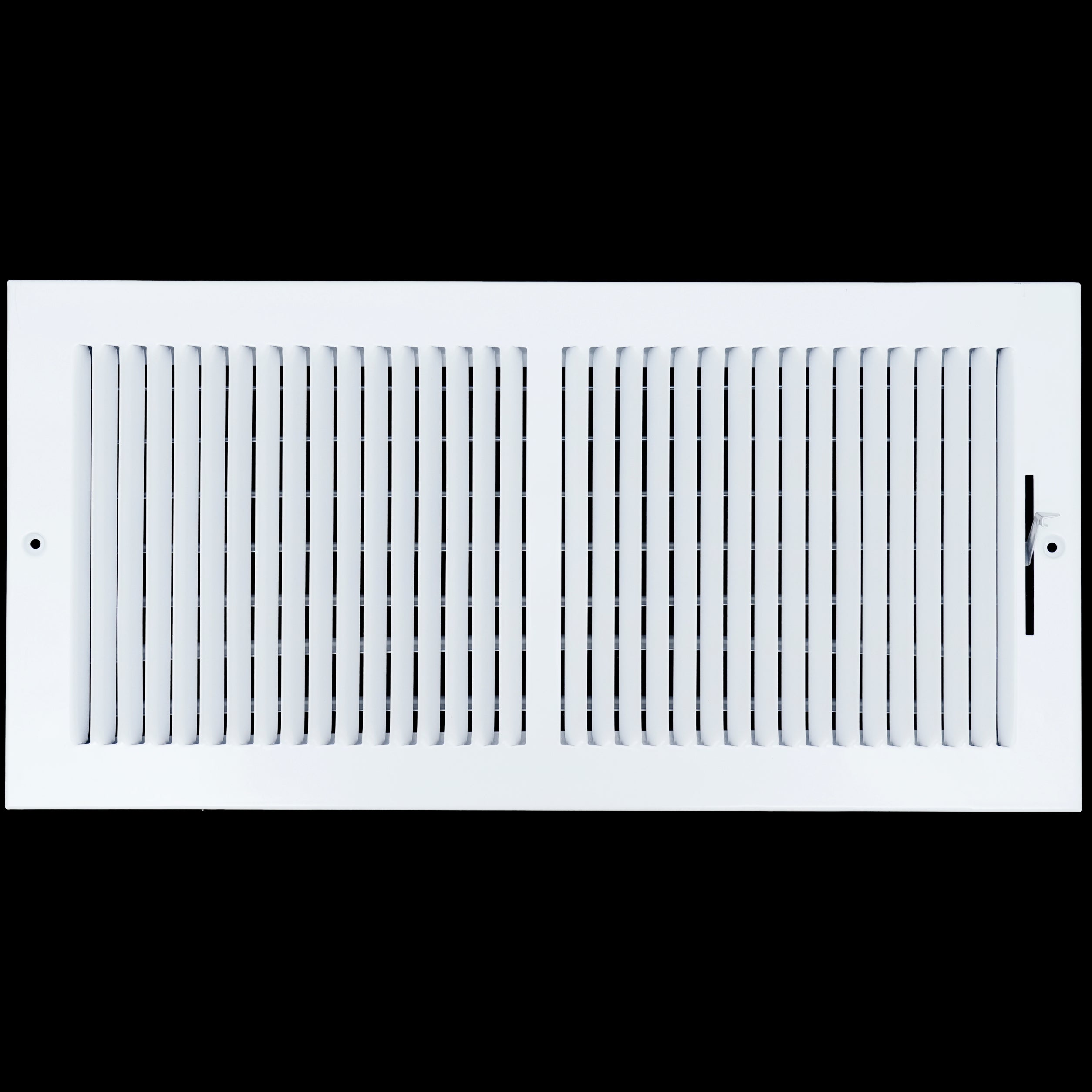 airgrilles 18 x 8 duct opening   2 way steel air supply diffuser for sidewall and ceiling hnd-asg-wh-2way-18x8 764613097702 - 1